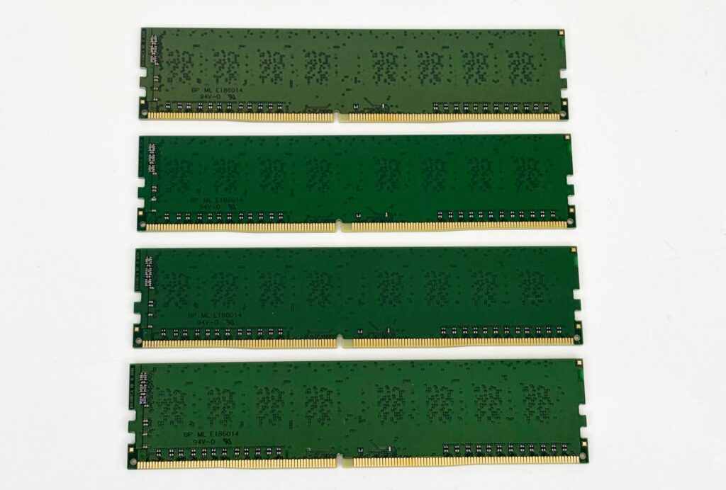 ADATA 32GB (4X8GB) DDR4 Desktop RAM 2400 MHz 1Rx8 AO2P24HC8T1-BTBS Lot of 4x - Image 2