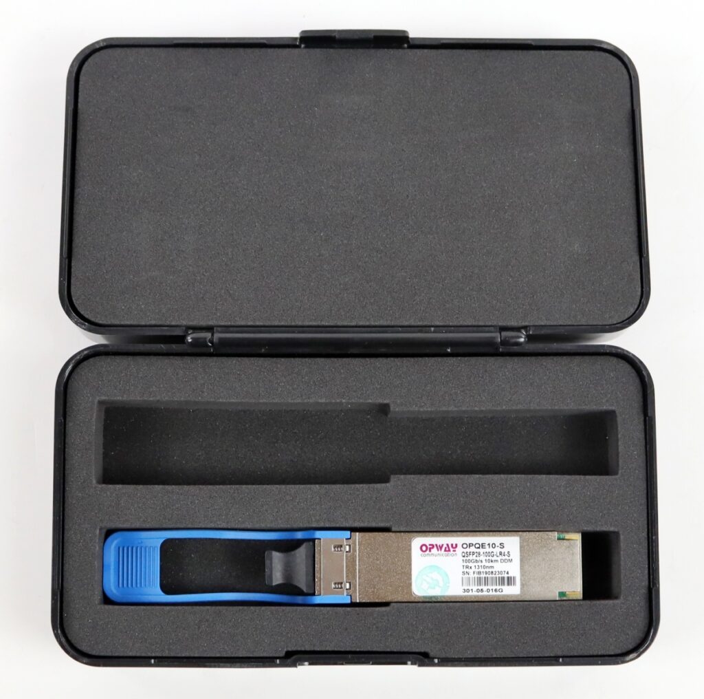 VeEX Opway OPQE10-S QSFP28-100G-LR4-S 100Gb/s 10km DDM Transceiver Module