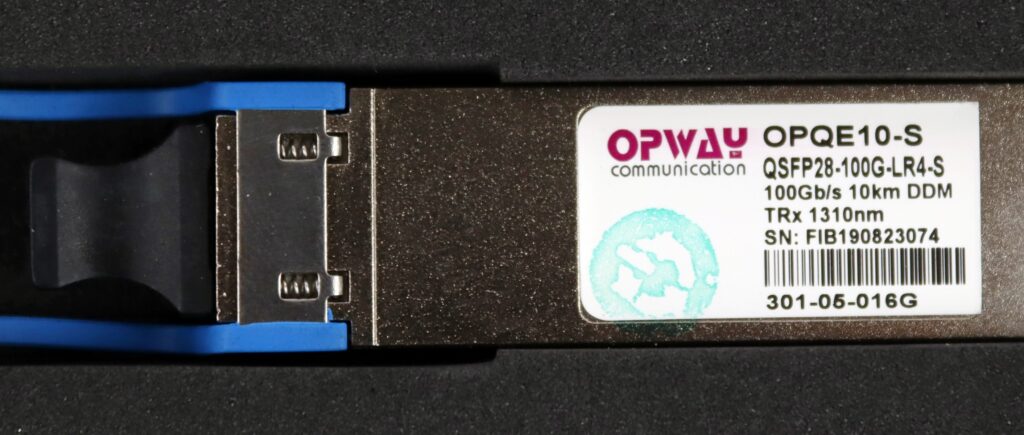 VeEX Opway OPQE10-S QSFP28-100G-LR4-S 100Gb/s 10km DDM Transceiver Module - Image 2