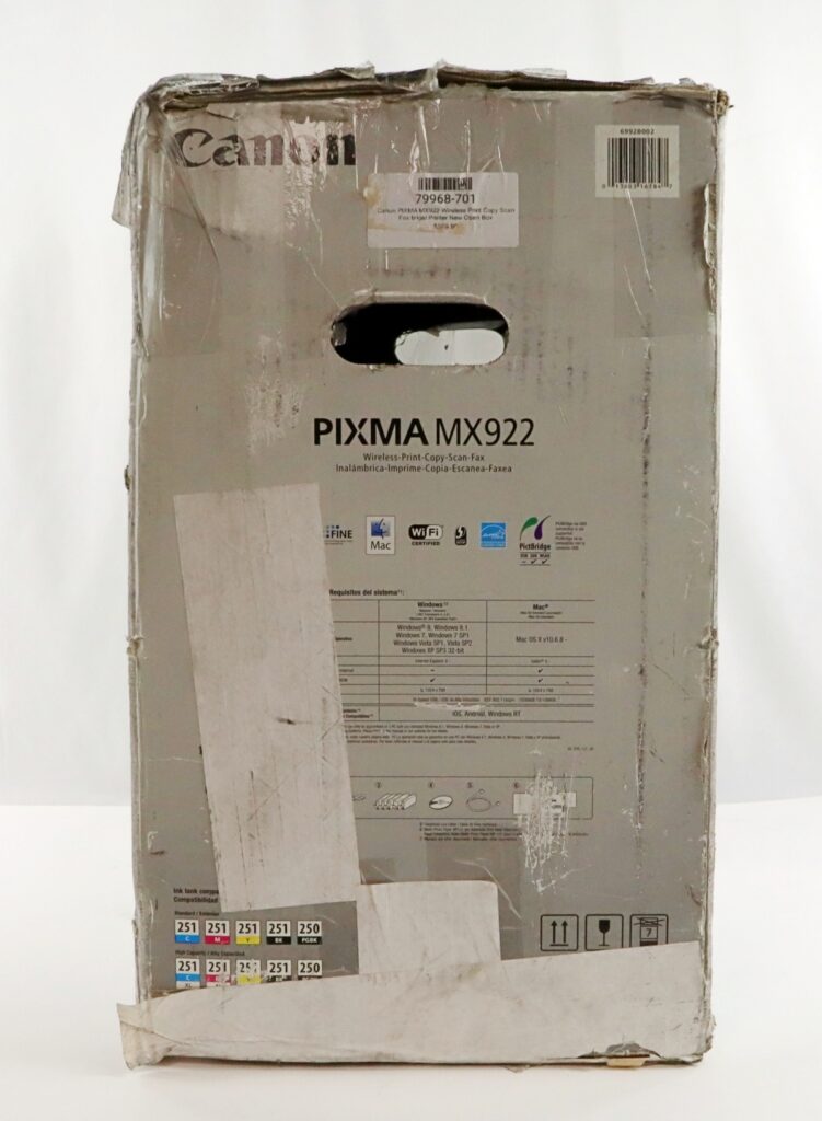 Canon PIXMA MX922 Wireless Print Copy Scan Fax Inkjet Printer - Image 3