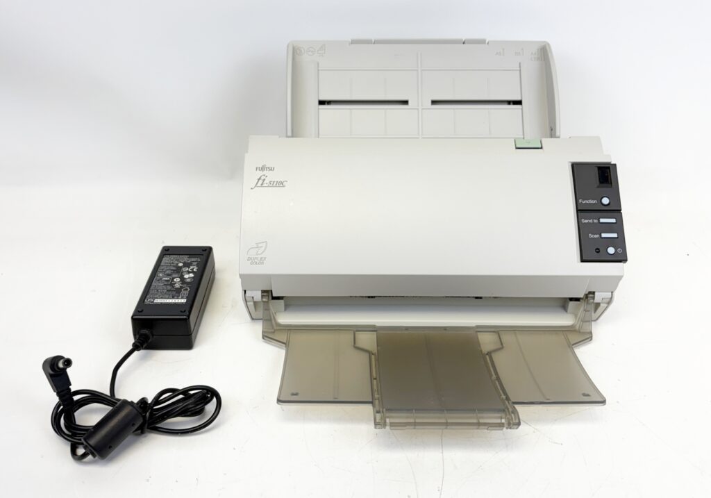 Fujitsu fi-5110c Color Duplex Document Scanner with Power Adapter Tested