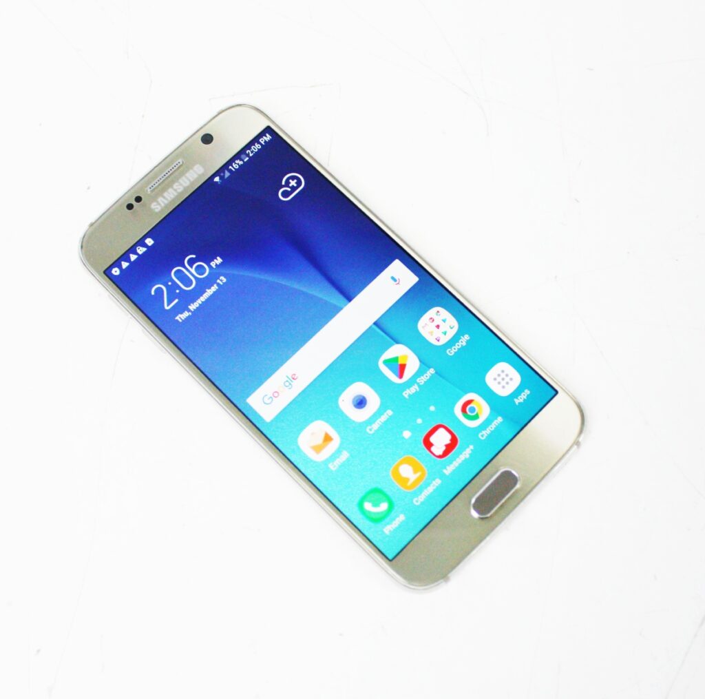 Samsung Galaxy S6 128GB Verizon Unlocked Gold SM-G920V Fully Functional