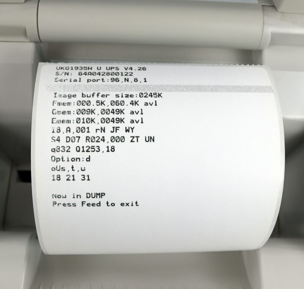 Zebra LP 2844 Thermal Label Printer w/ Power Adapter 120625-001 - Image 2