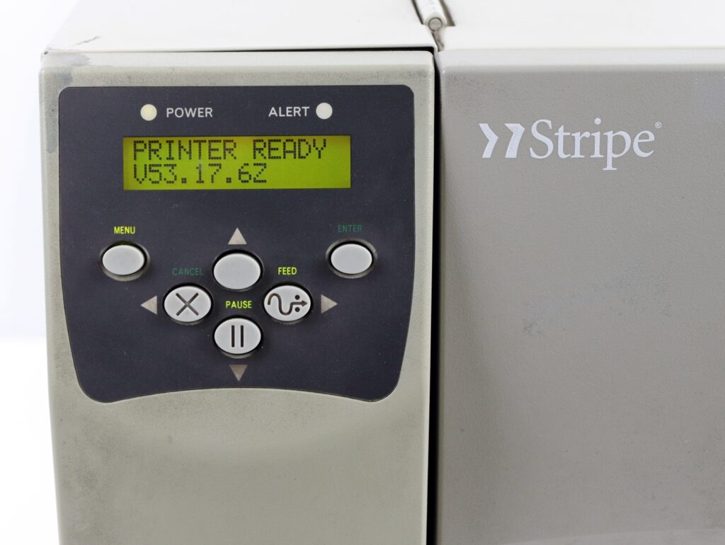 Zebra Stripe S4M Thermal Label Printer USB Serial RJ45 S4M00-2001-0400T - Image 3