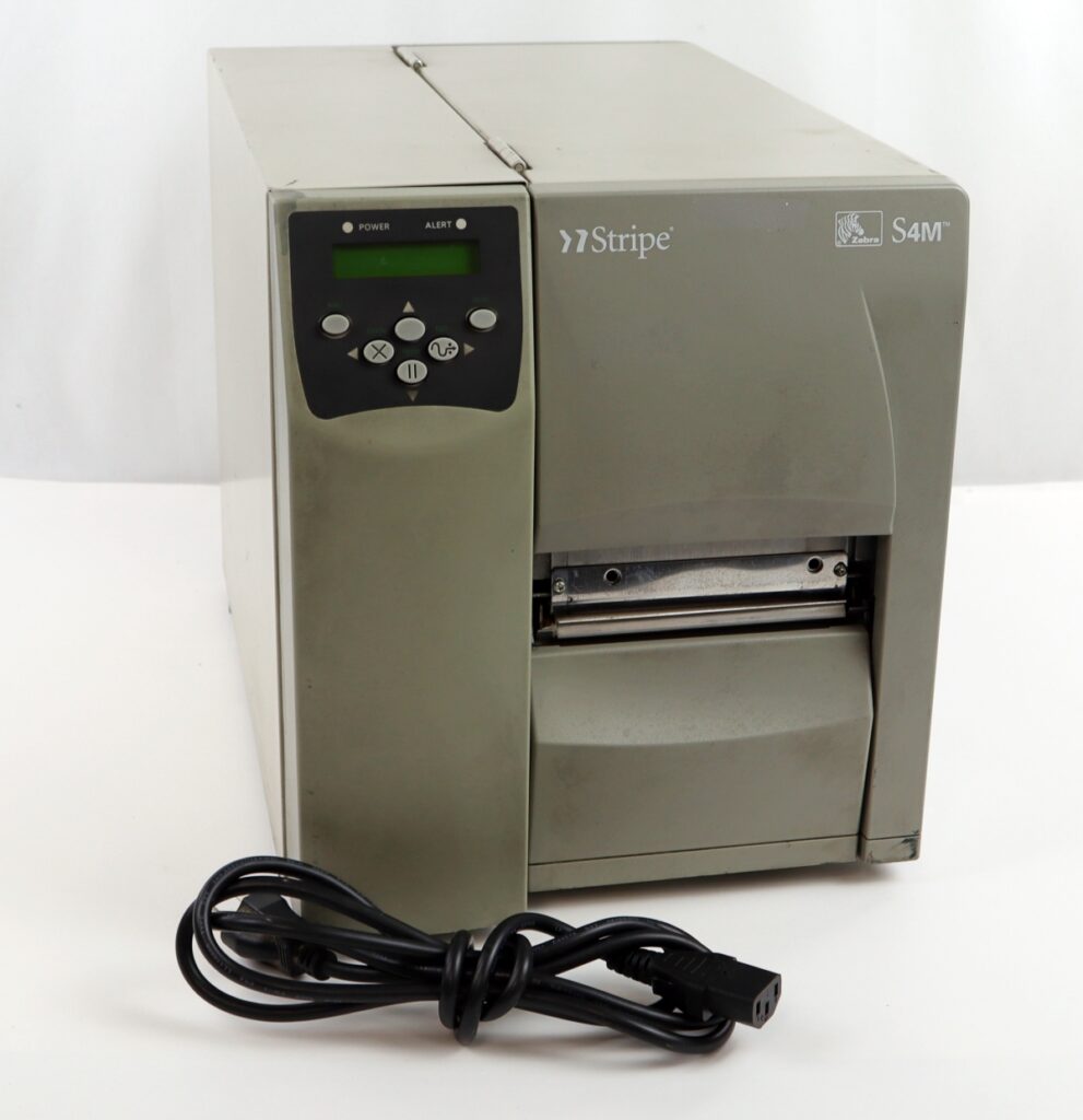 Zebra Stripe S4M Thermal Label Printer USB Serial RJ45 S4M00-2001-0400T