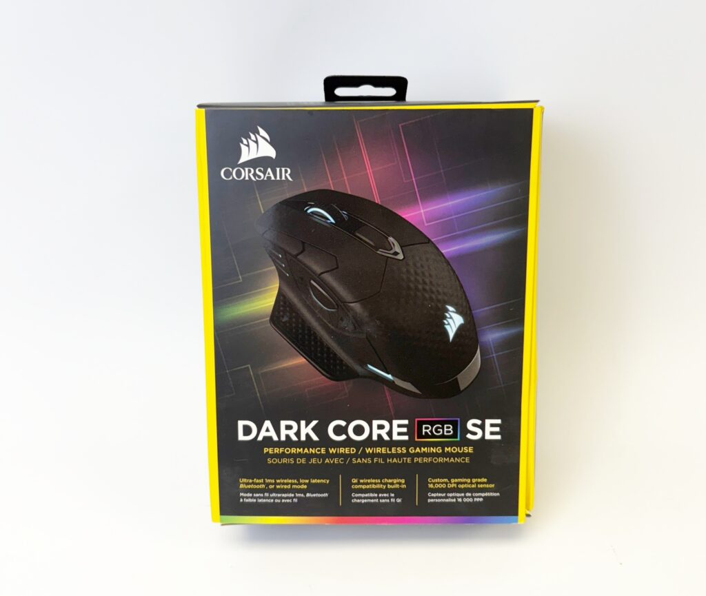 New Corsair DARK CORE RGB SE mouse Right-hand Bluetooth