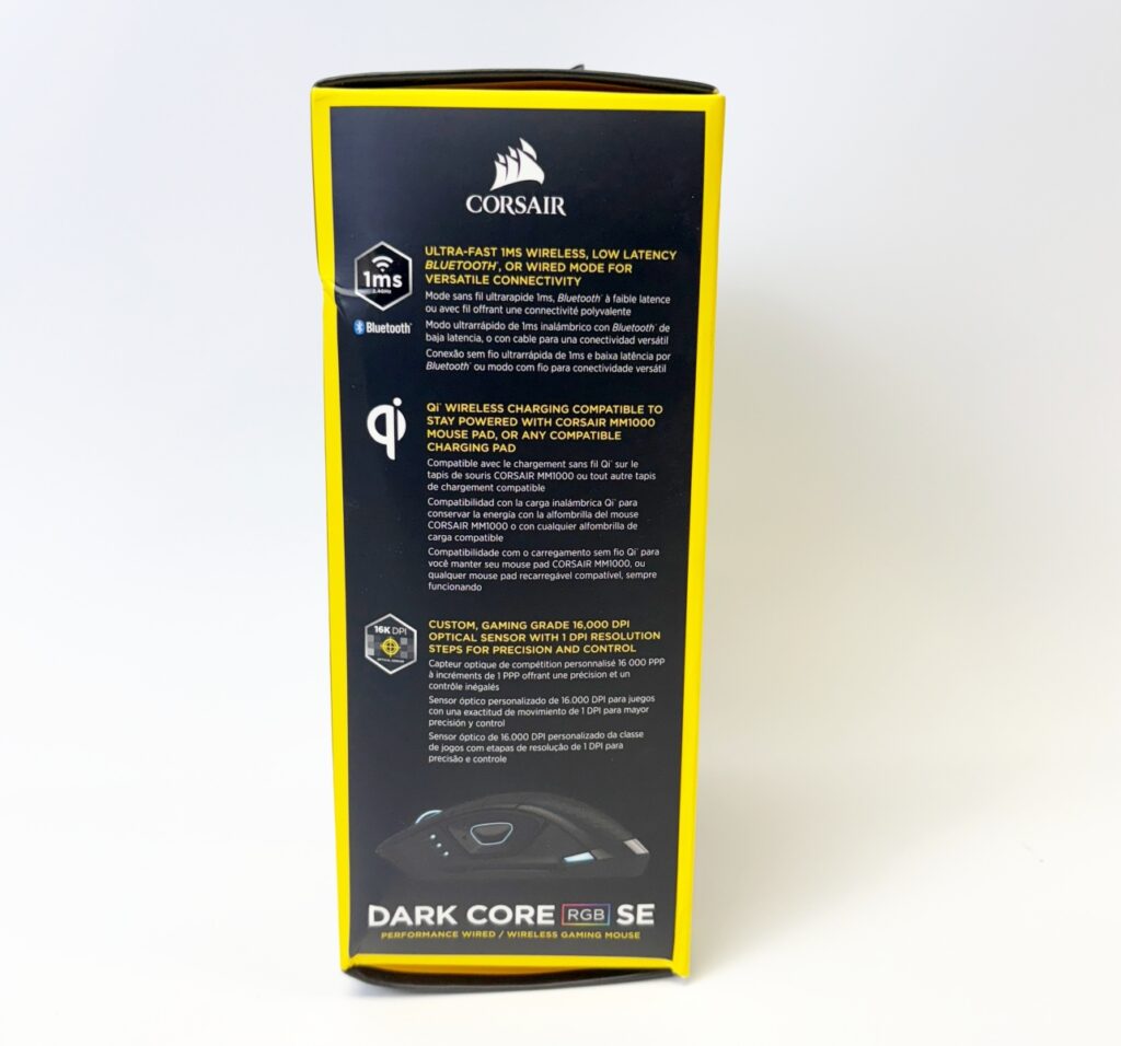New Corsair DARK CORE RGB SE mouse Right-hand Bluetooth - Image 5