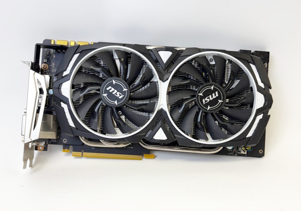 MSI NVIDIA GEFORCE GTX 1080 ARMOR 8G OC GRAPHICS CARD GPU T8-E2