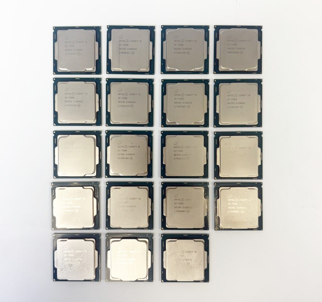 Intel Core i5-7500 Quad Core 3.40GHz LGA1151 6MB CPU Processor SR335 Lot of 19