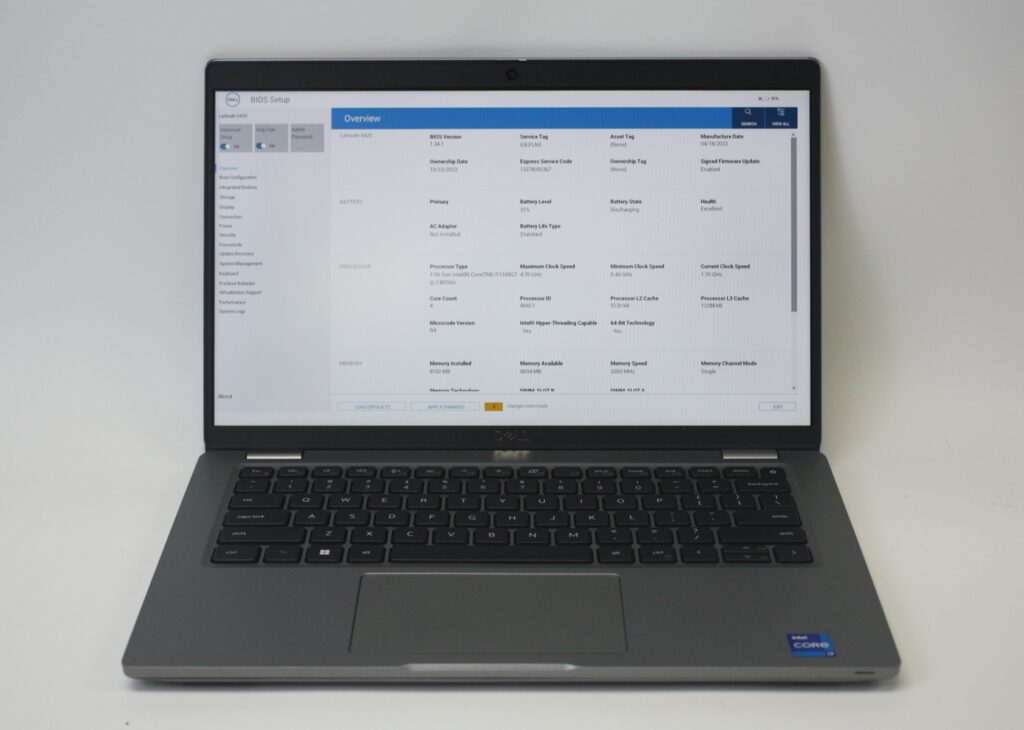 Dell Latitude 5420 14" i7-1165G7 2.80GHz Excellent Batt No SSD/RAM - Image 2