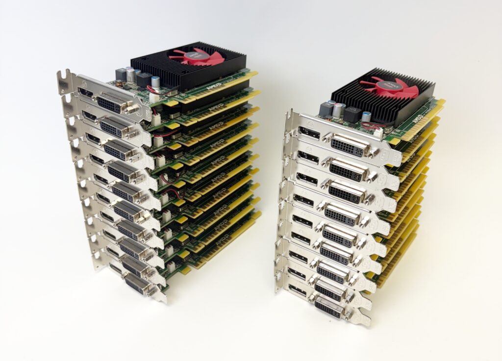 AMD Radeon R5 340X 2GB Low Profile Video Cards 0Y7XRF DP/DVI C870 Lot of 19x