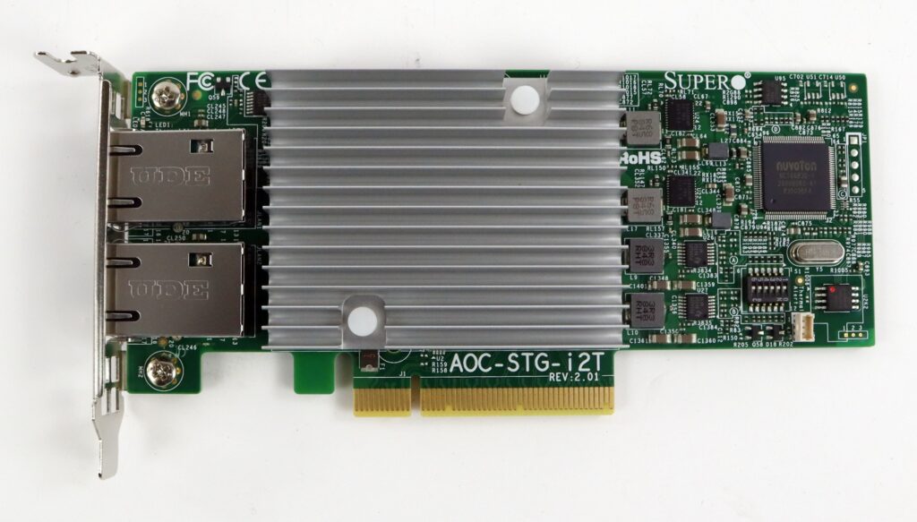SuperMicro AOC-STG-i2T Dual Port 10GbE Ethernet PCIe Adapter Short Bracket