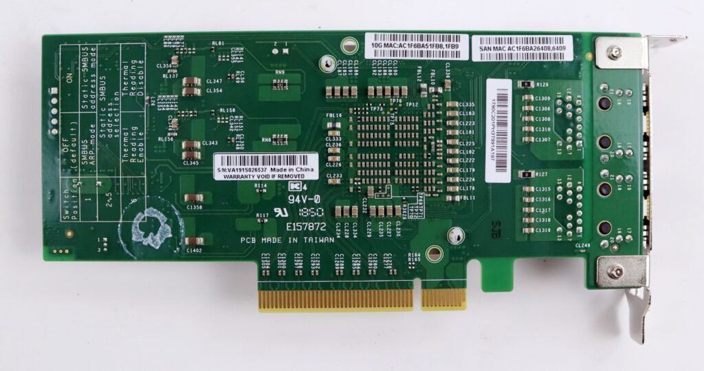 SuperMicro AOC-STG-i2T Dual Port 10GbE Ethernet PCIe Adapter Short Bracket - Image 3