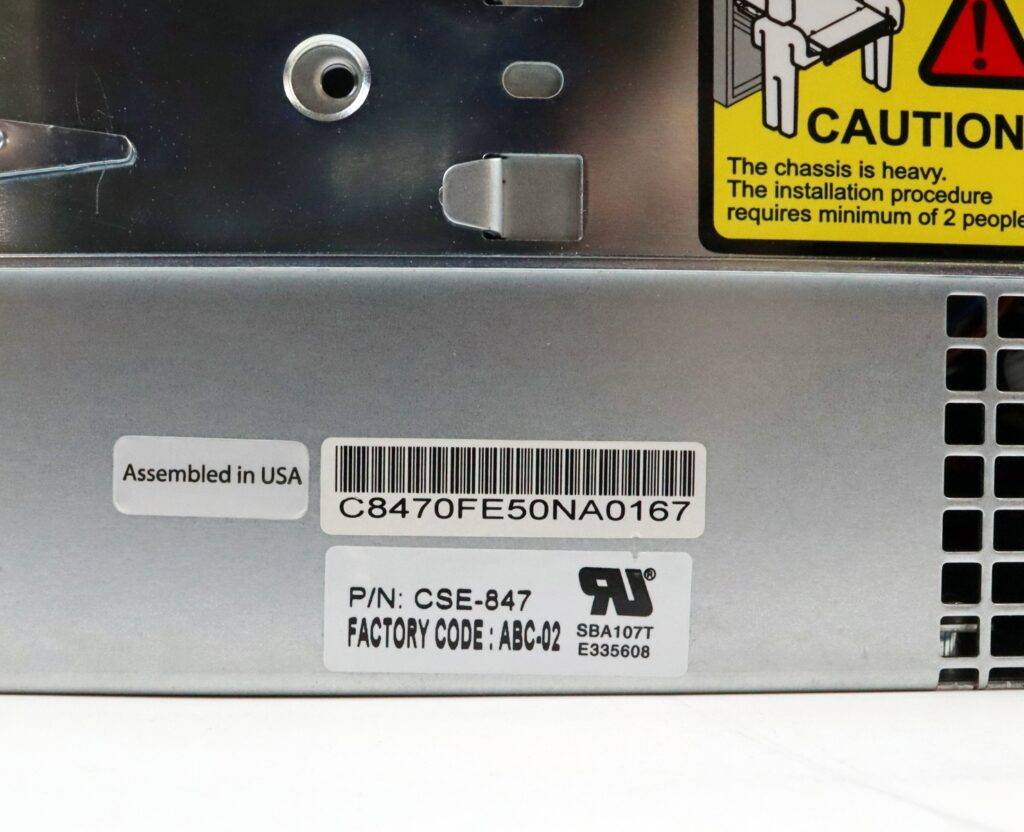 SuperMicro CSE-847 CSE-847E1C-R1K28JBOD 44-Bay 3.5" 4U SAS3 Storage Chassis - Image 6