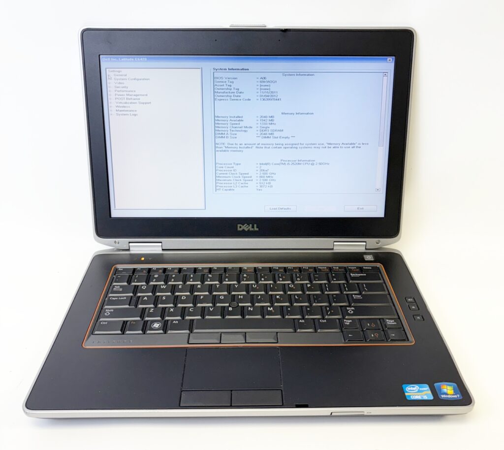 Dell Latitude E6420 i5-2520M 2.50GHz 8GB RAM Good Condition No Storage/OS Tested Working - Image 3