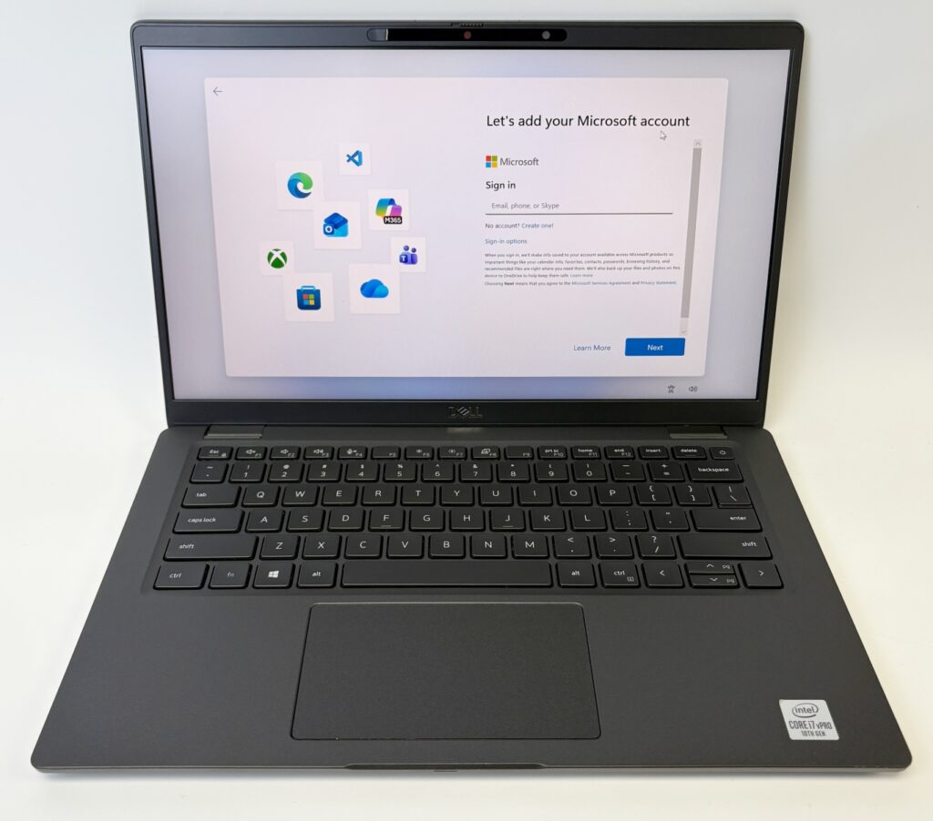 Dell Latitude 7410 Laptop 14" i7-10610U 1.80GHz 16GB RAM 256GB NVMe SSD