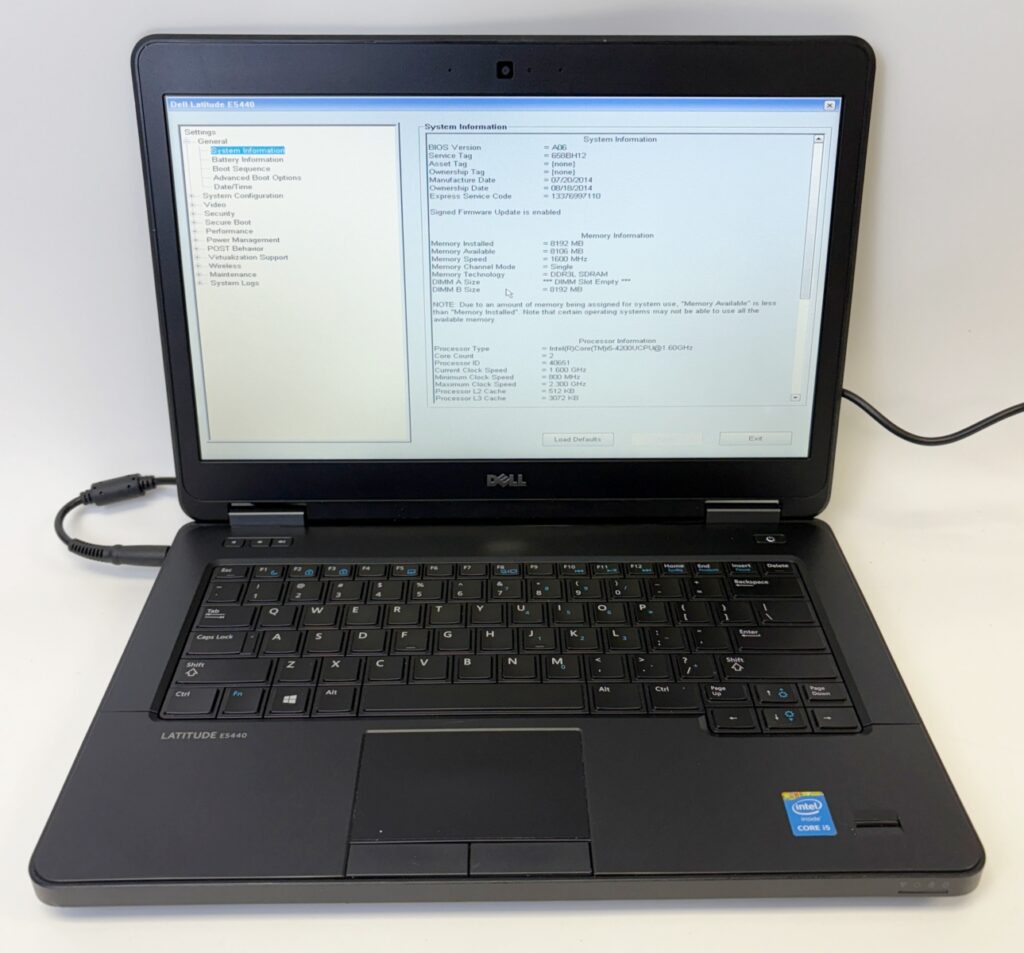 Dell Latitude E5440 14" Laptop i5-4200 1.60GHz 8GB RAM (Read Description) - Image 2