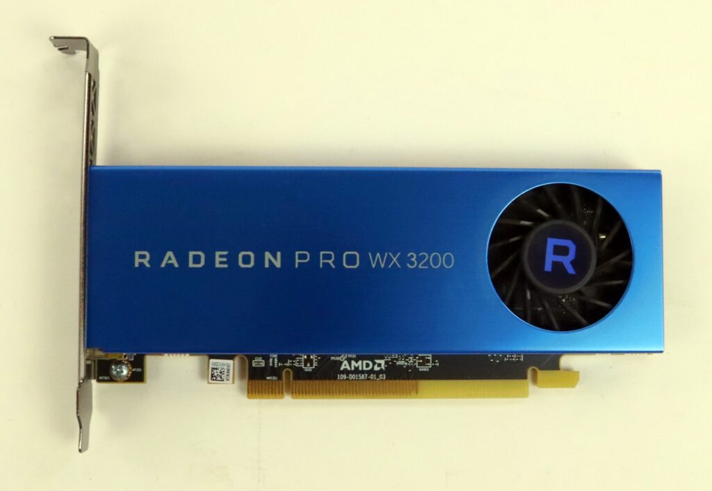 AMD Radeon Pro WX 3200 4GB GDDR5 PCIe 4x MiniDP Video Card VTR4J