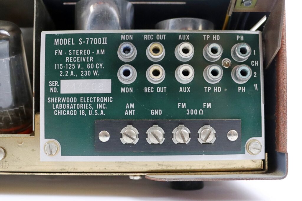Sherwood S-7700 II Vintage AM FM Stereo Tube Receiver for Parts or Repair - Image 4