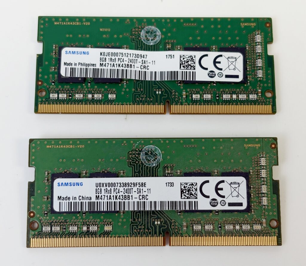 Samsung 16GB (2x8GB) PC4-2400T DDR4 2400 SODIMM Laptop Memory M471A1K43BB1-CRC