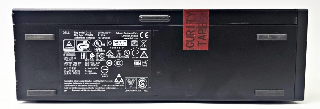 Dell OptiPlex 7060 SFF Desktop – Intel i5-8500 NO RAM/SSD - Image 5
