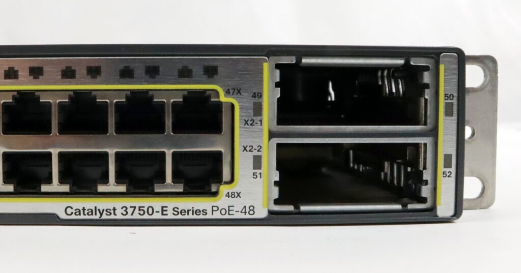 Cisco Catalyst 3750E WS-C3750E-48PD-SF 48-Port PoE Gigabit Network Switch - Image 3