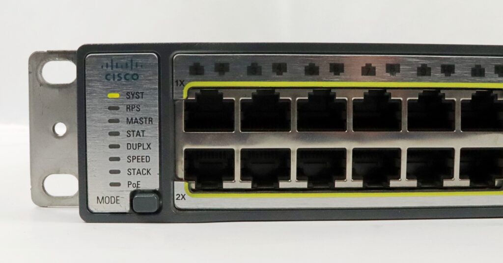 Cisco Catalyst 3750E WS-C3750E-48PD-SF 48-Port PoE Gigabit Network Switch - Image 2