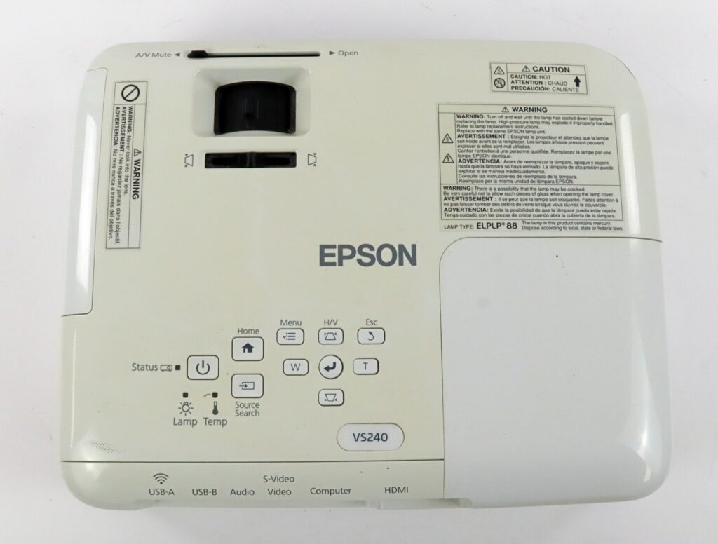 Epson VS240 H719A 3LCD 3000 Lumens Projector ~600 Hours - Image 5