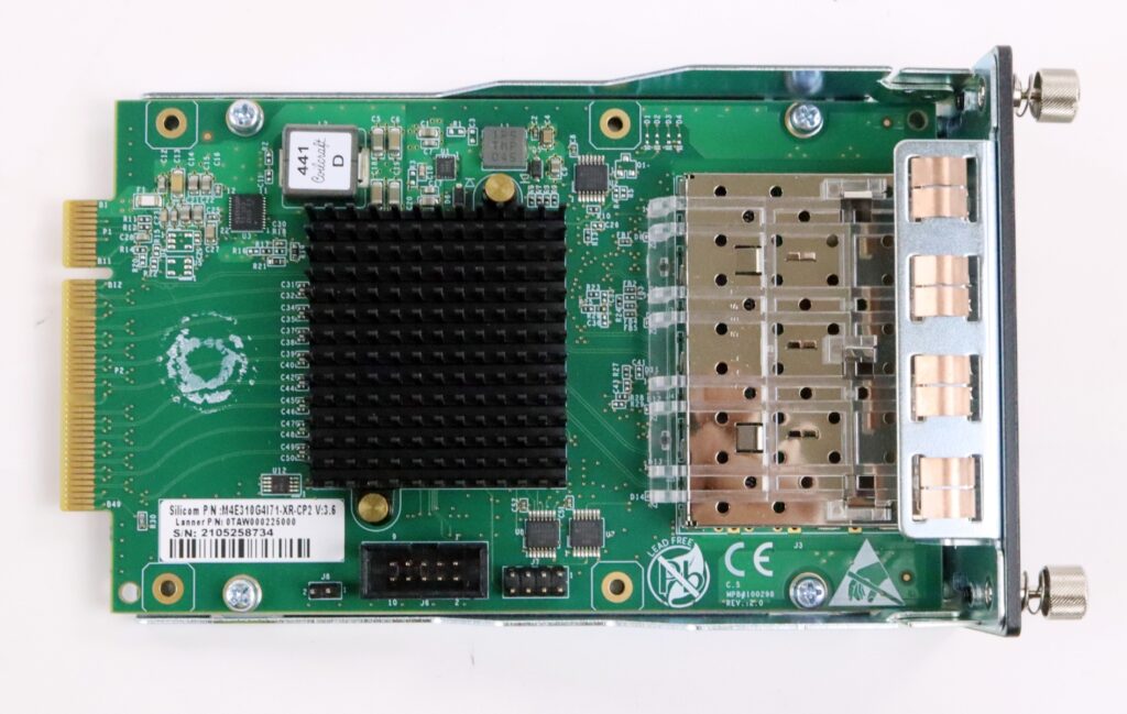 Silicom M4E310G4I71-XR-CP2 4-Port SFP+ 10GbE Network Interface Card Expansion Module - Image 2