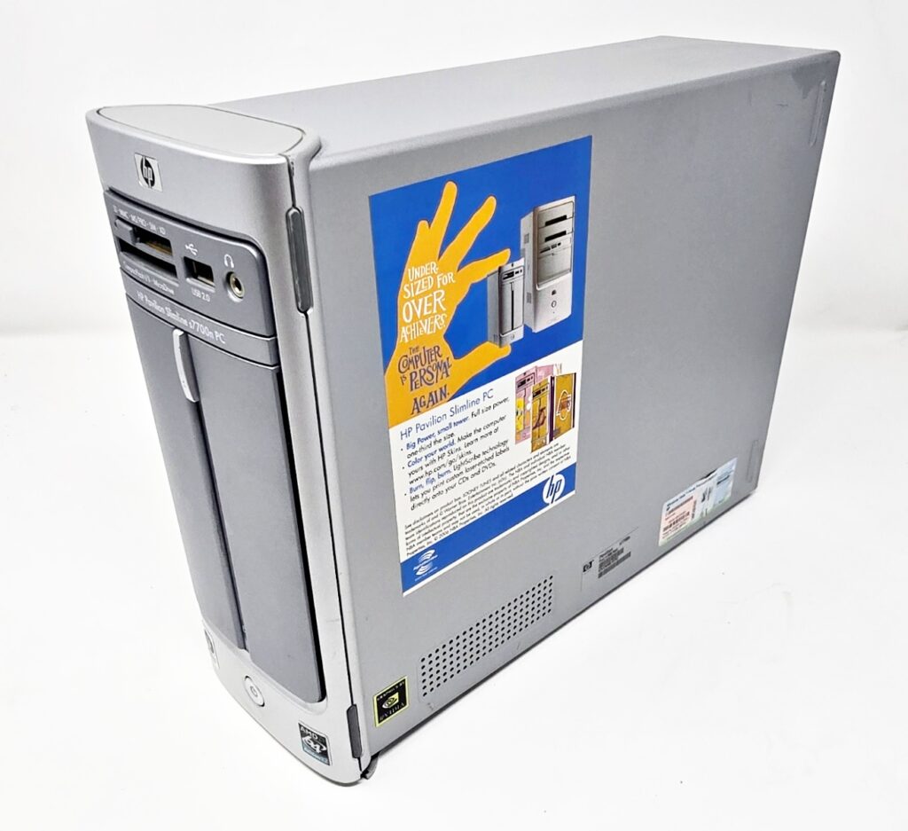 HP Pavilion Slimline s7700n Desktop Computer AMD Athlon 64 X2 Dual Core 3800+ 1GB NO HDD - Image 2