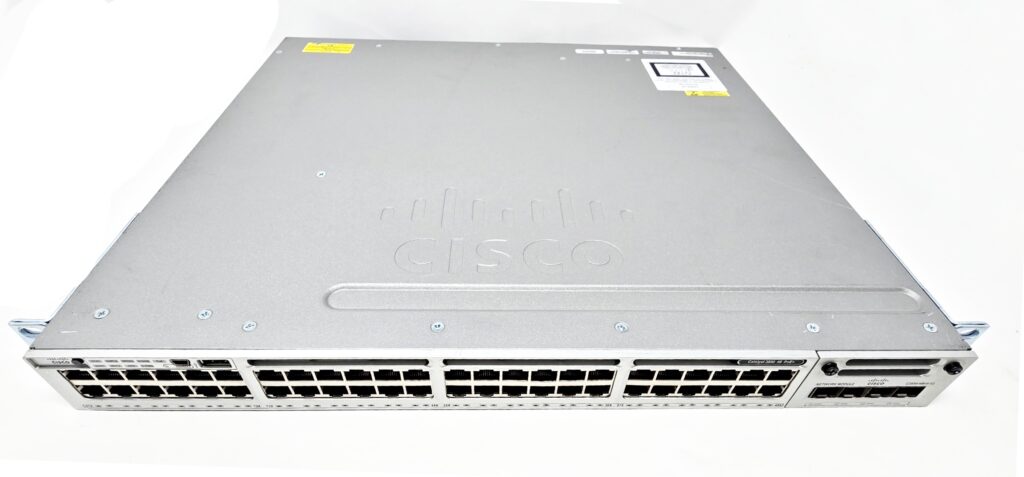 Cisco C3850 48-Port PoE+ WS-C3850-48P-S Gigabit Network Switch C3850-NM-4-1G