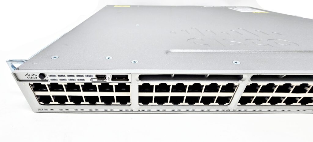 Cisco C3850 48-Port PoE+ WS-C3850-48P-S Gigabit Network Switch C3850-NM-4-1G - Image 3