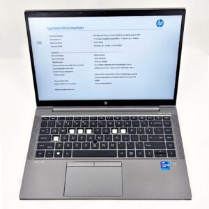 HP ZBook Firefly 14 G8 14" 3.00GHz Core i7-1185G7 16GB BIOS LOCKED *Missing Keys*