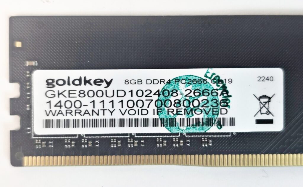 GoldKey 16GB (2x8GB) RAM DDR4 Desktop Memory 2666MHz GKE800UD102408-2666A - Image 2