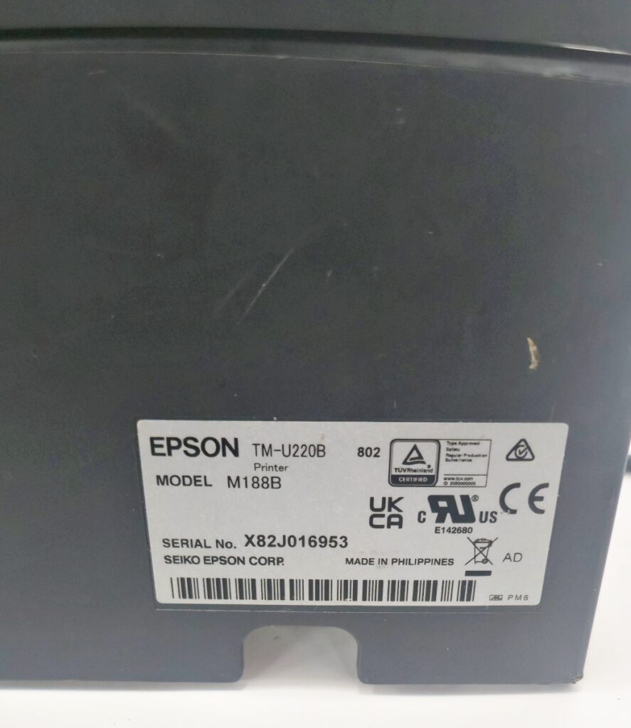 Oracle Micros Workstation 6 I5 15.6" 8GB 7321804(650) PoS Terminal W/Epson TM-U220B Receipt printer - Image 5