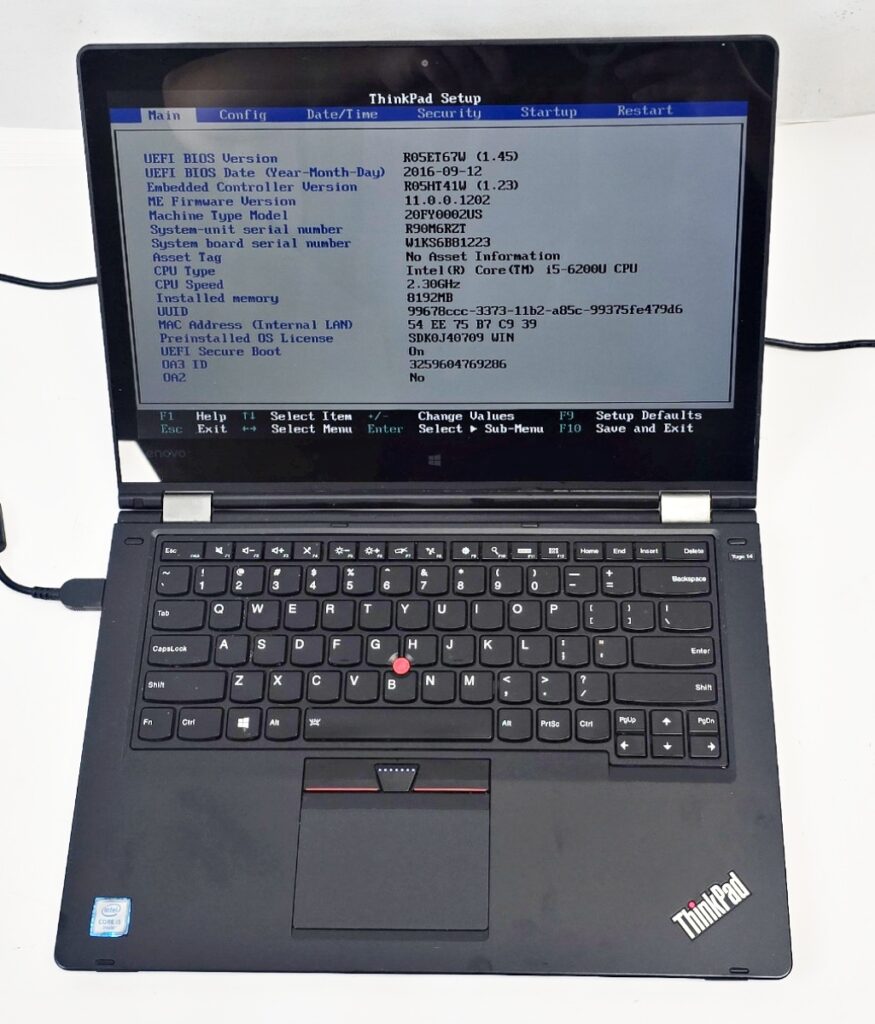 Lenovo ThinkPad 2-in-1 Yoga 14 Intel i5-6200U 8 GB RAM 265GB SSD