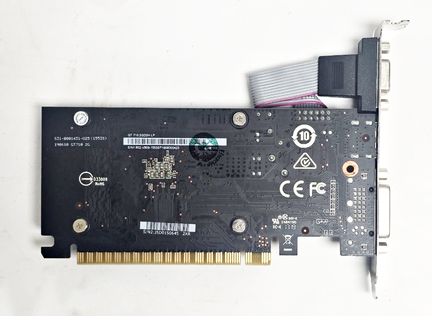 MSI GeForce GT 710 2GB DDR3 Low Profile Graphics Card GT 710 2GD3 LP - Image 2