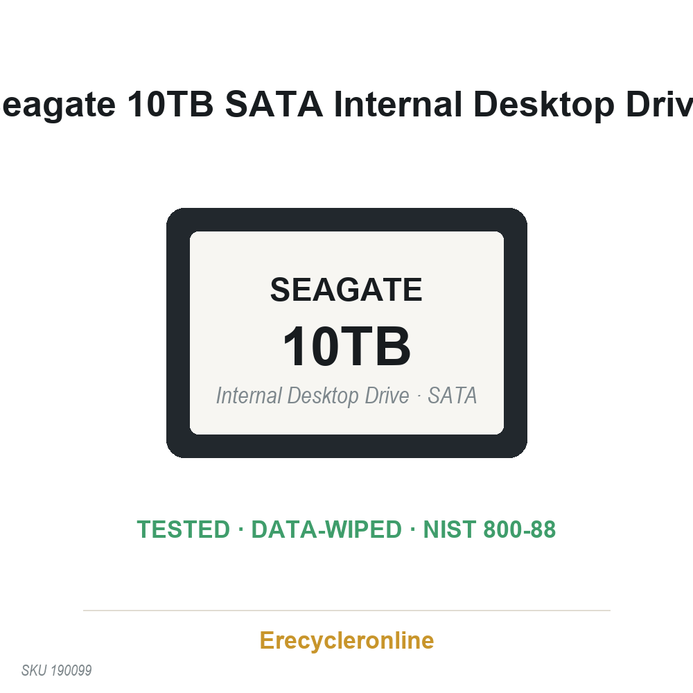 Seagate 10TB 3.5" SATA HDD ST10000NM018G-3CD103 - Image 2