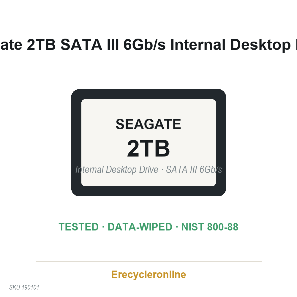 Seagate Barracuda 7200.14 2TB 3.5" SATA III 6Gb/s HDD ST2000DM001-1CH164 - Image 2