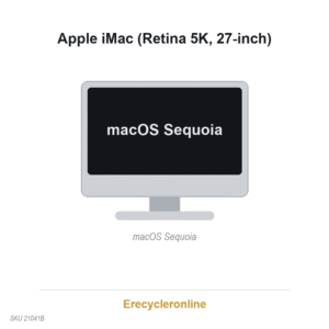 Apple iMac A2115 27" 5K Intel Core i5-9600K 3.70GHz 8GB 2TB Fusion All-in-One