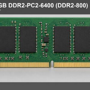 Samsung 2GB DDR2-800 SODIMM Laptop RAM M470T5663RZ3-CF7 PC2-6400
