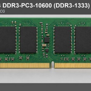 Lot of 5 - Nanya 2GB DDR3-1333 SODIMM Laptop RAM NT2GC64B88G0NS-CG PC3-10600