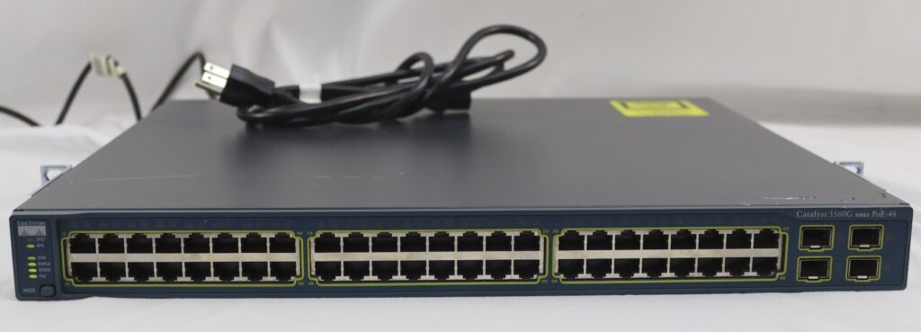 Cisco Catalyst WS-C3560G-48PS-E 48-Port gigabit PoE Layer 3 Switch