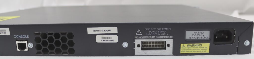 Cisco Catalyst WS-C3560G-48PS-E 48-Port gigabit PoE Layer 3 Switch - Image 4