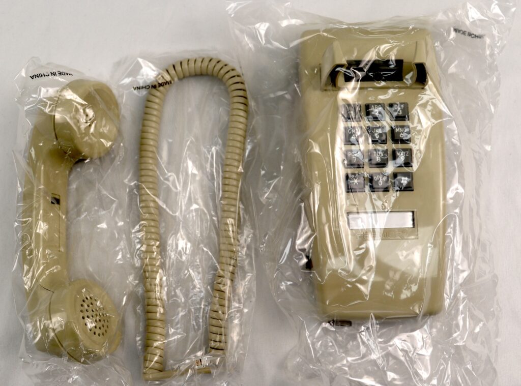 Premier HAC 2554 Wall Telephone Tone Dial Phone Hearing Aid Compatible Lot of 8 - Image 2