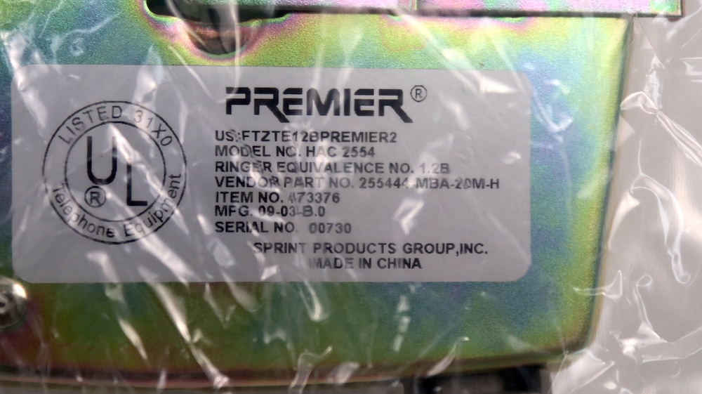 Premier HAC 2554 Wall Telephone Tone Dial Phone Hearing Aid Compatible Lot of 8 - Image 3