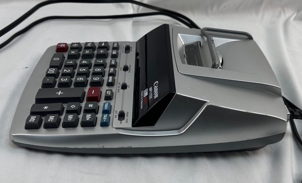 Canon MP11DX 12-digit Desktop Printing Calculator Clock & Calendar - Image 4