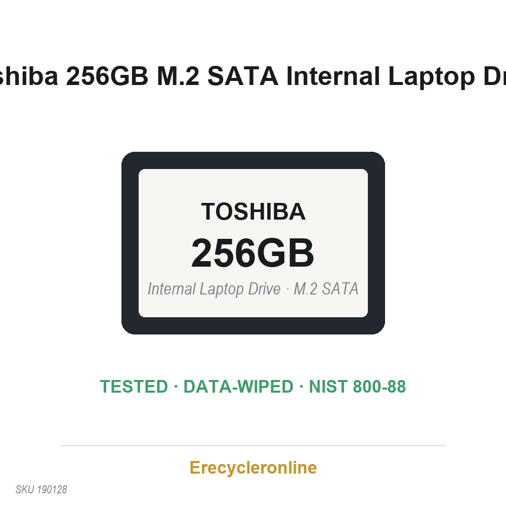 Toshiba 256GB M.2 SSD KSG60ZMV256G 2280