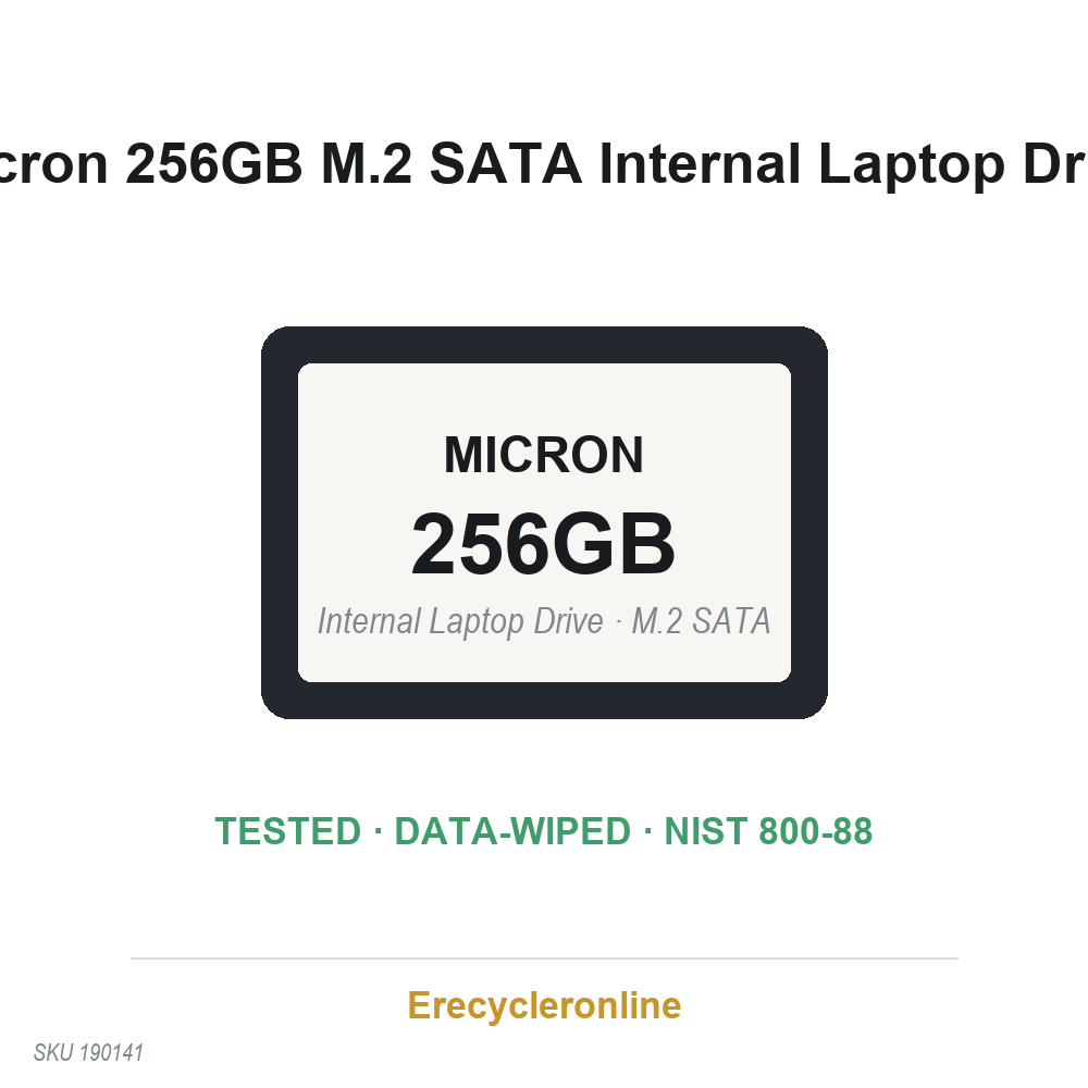 Micron 256GB M.2 SSD MTFDDAV256TBN-1AR15ABHA