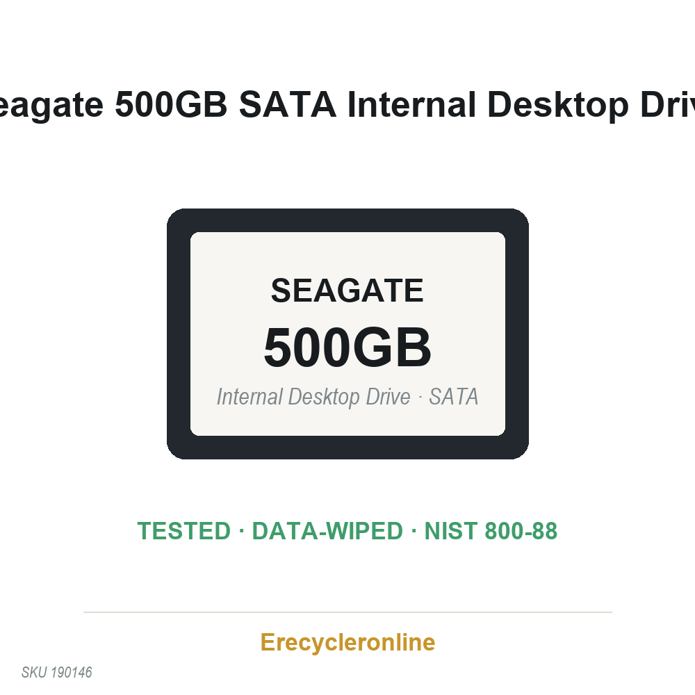 Seagate 500GB 3.5" SATA HDD ST500DM002-1SB10A - Image 2